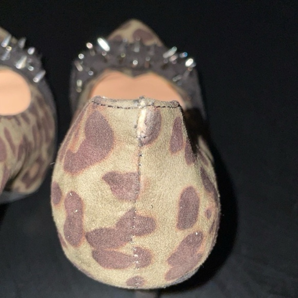 Leopard Print Spiky Study Heels - image 7